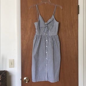 NWT Striped Keyhole Sundress